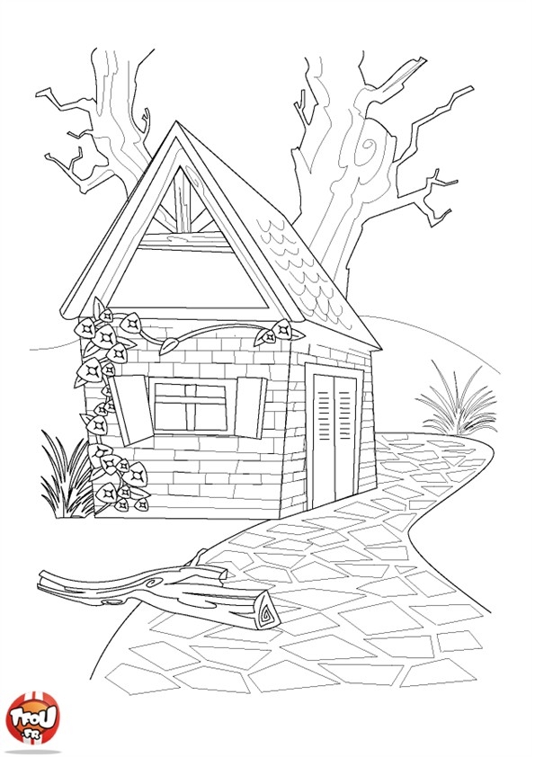 Domy i mieszkania kolorowanki